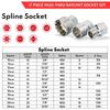 Wrench And Socket Set Mechanics Tool Set Tools Kit For Motor Assembly Appliance Maintenance Plumbing Work Electrical Panel