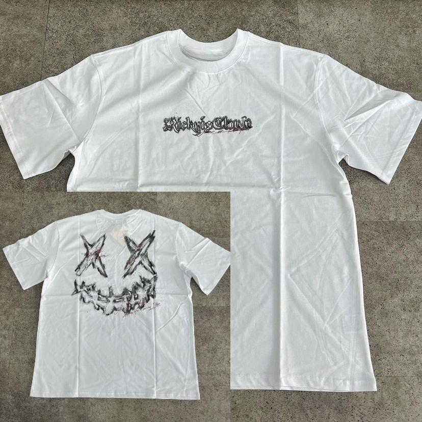 

Heavy nontransparent gradient graffiti niche design hiphop style shortsleeved Tshirt S