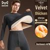 Maoren Men's Lamb Fleece Thermal Underwear Set