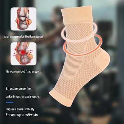 240N Hochdichte Sport-Knöchelbandage Kompressions-Ärmel Socken