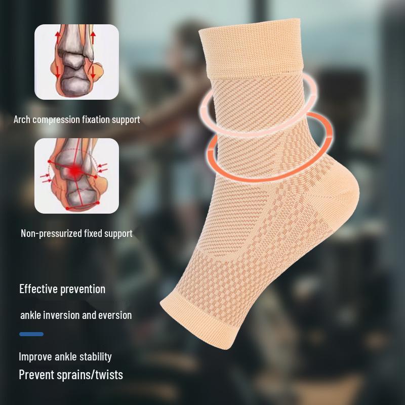 240N High-Density Sports Ankle Support Compression Sleeve Socks