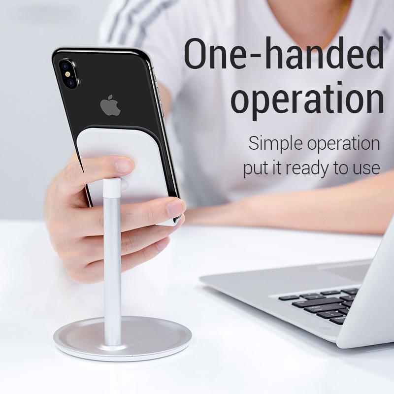 Handyhalter Ständer Handy Tablet Universal Schreibtischhalter für iPhone X 8 7 Samsung Desktop