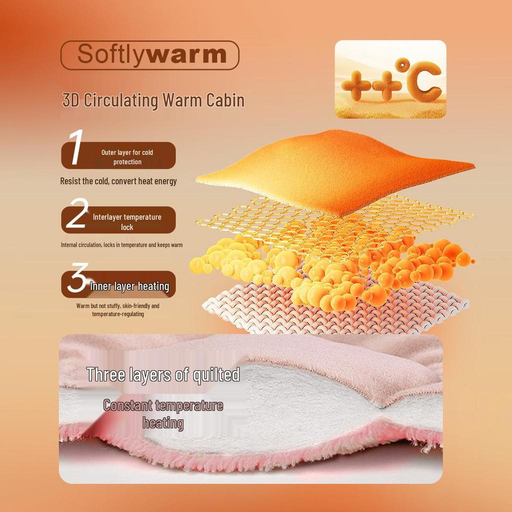 Antibacterial Quilted Children's Autumn/Winter Pajamas Set - Red Top & Pants for Boys and Girls