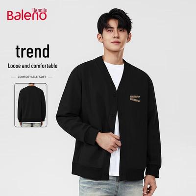 Baleno Men's V-Neck Casual Cardigan Jacket