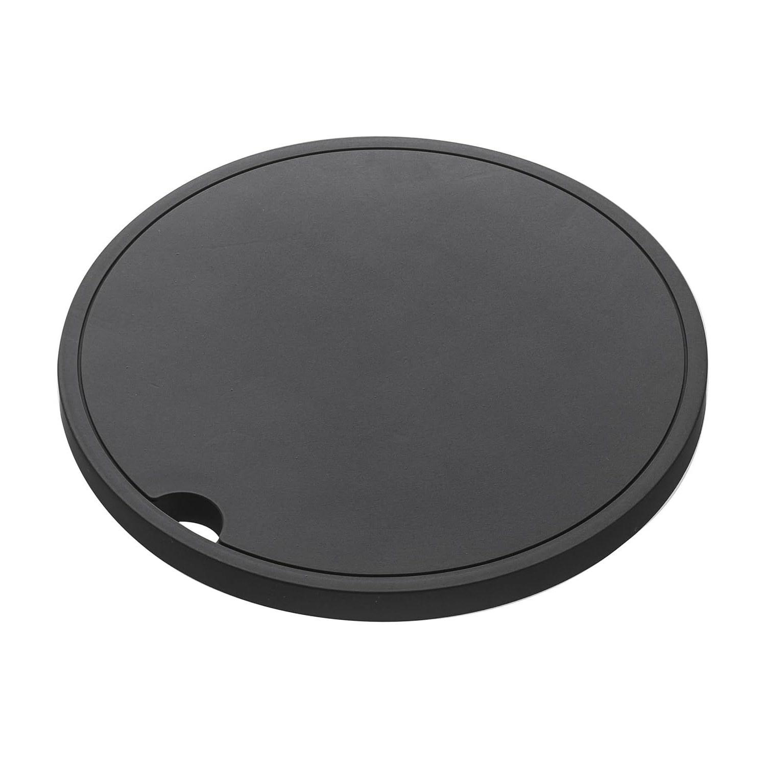 Yamazaki Silicone Pot Holder Round Black Approximately W16D16H1cm Tower Heat Resistant 2955