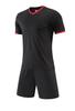Adult Kids Soccer Uniform Set Breathable Sweat Absorption Quick Dry Soccer Jersey Stitching Color Competition Training Soccer Uniform