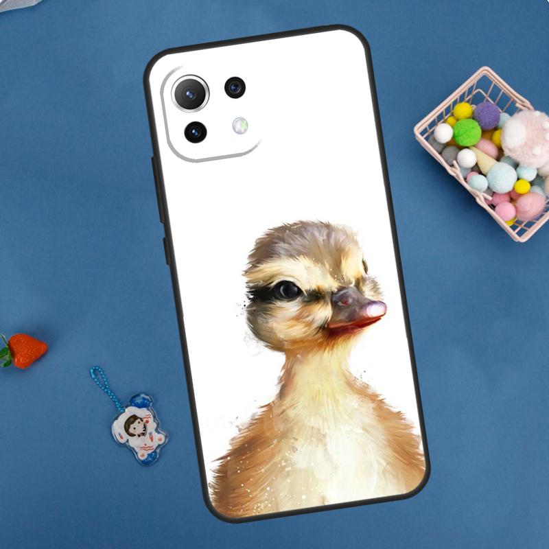 Cute Cartoon Duck Case For Xiaomi 11T 12T 13T 14T Pro 13 14 15 Ultra POCO X7 Pro X3 X5 X6 M6 F5 F6 Pro Cover
