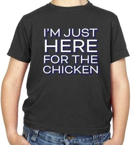 Here For The Chicken Kids - Food - Chicken Bucket - Dinner - Party 100
