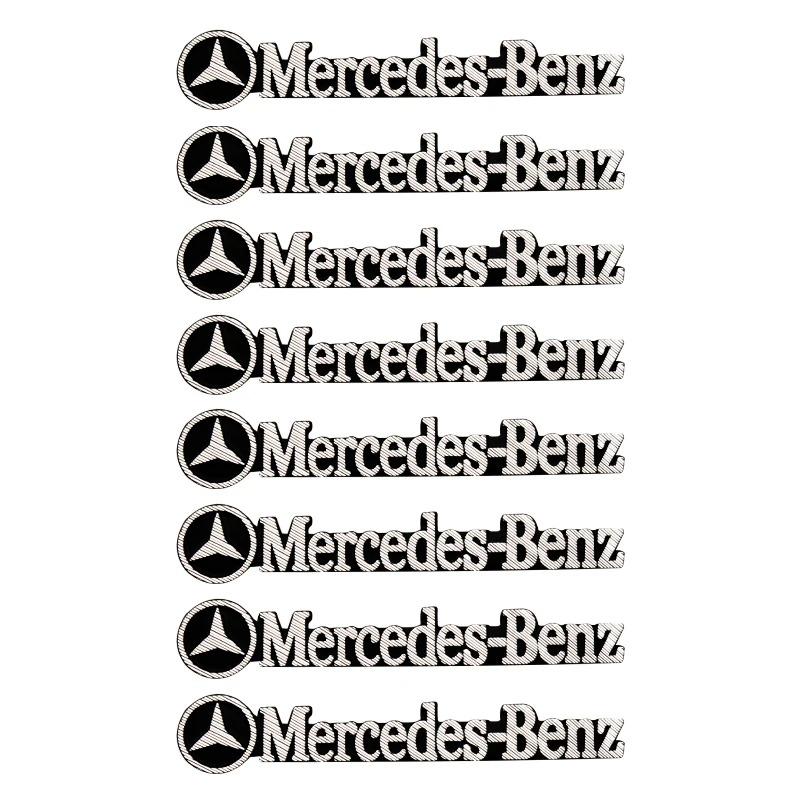 

3D Aluminum Car Audio Speaker Decorate Badge Sticker Accessories For Mercedes Benz AMG A B C S Class CLA GLB W108 W124 W126 W140