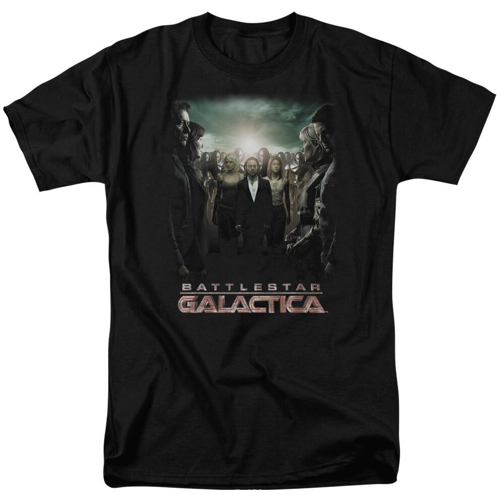 Battlestar Galactica Crossroads T Shirt Licensed Sci-Fi TV Show Tee New Black M