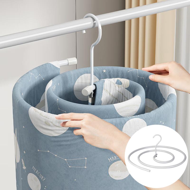 Balcony Spiral Drying Quilt Artifact Spiral Clothes Rack Circular Folding Clothes Rack
