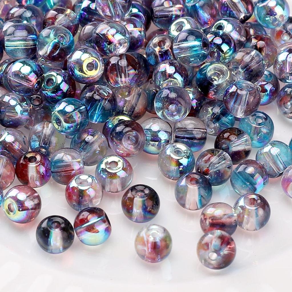 Glass Czech Round Beads Advanced Gradient Color Seed Spacer Beads For Jewelry Making Accessories