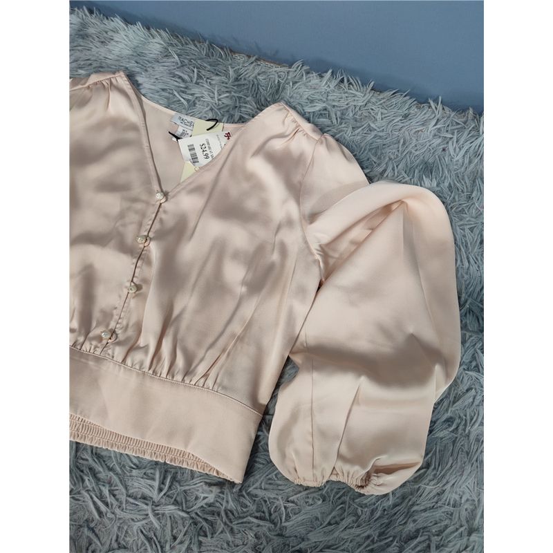 Export Single High-Quality RZ Home Smooth Acetate Satin 2025 Summer New Arrival Accessible Luxury Lady Style Tops Female