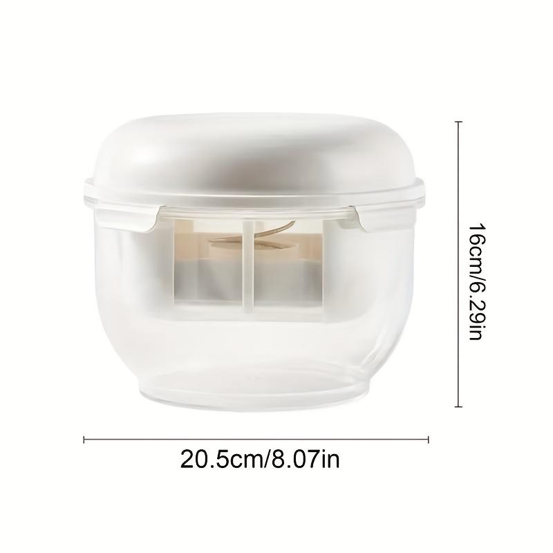 

1 шт. Эффективный фильтр для йогурта и влагоотделитель, Пластиковый круглый сепаратор для йогурта для приготовления греческого йогурта, Машина для прессования йогурта холодного брожения, 1pc