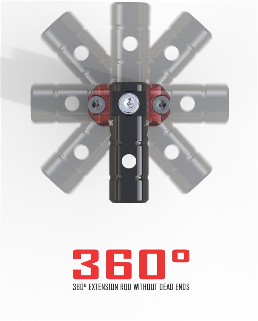 

Extension bracket-L7 red and black