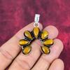 Tiger's eye Pendant Gemstone Jewelry, 925 Solid Sterling Silver Pendant, Handmade Jewelry Birthstone Pendant, Gift For Him