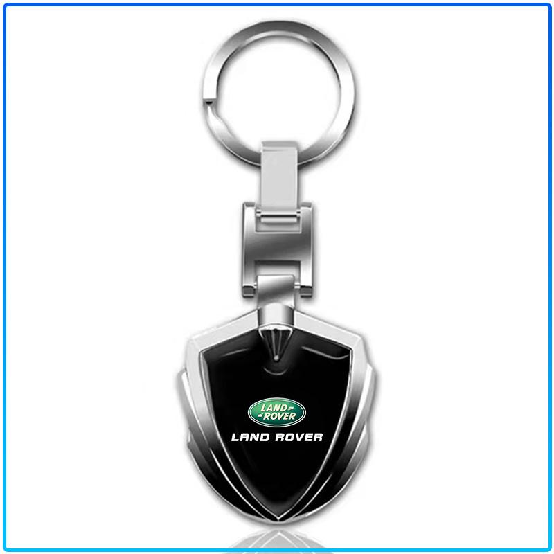3D Metall Auto Styling Schlüsselanhänger Schlüsselring Schlüsselhalter Styling Auto Zubehör Für Land Rover Freelander L319 L462 Range Sport L322 Discovery 2 3 4 5