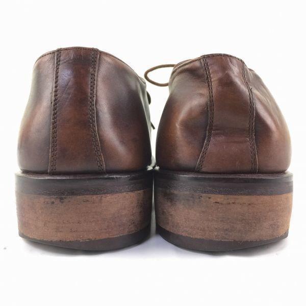 80s-90s Vintage Paul Morri Swirl Moc Business Shoes Brown Made in Italy size 43.5 27.5-28.0 Men's(USED)