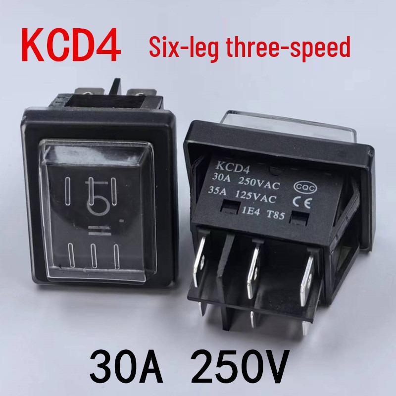 30A Waterproof Rocker Switch KCD4 for Dolphin Car Wash Machine with Auto Off