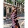 Flower Printing Women's Shirts Vacation Style Casual Short Sleeved Bloues Summer New Versatile Ladies Clothing