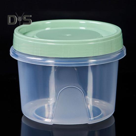 4Pcs Salad Dressing Containers 500ml BPA-Free Food Container for Snacks Condiment Sauce Reusable Sauce Cups for Lunch Box Fruit Nuts Yogurt Storage