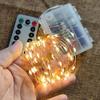 LED Solar Waterproof Meteor Shower String Lights for Outdoor Holiday and Tree Decoration