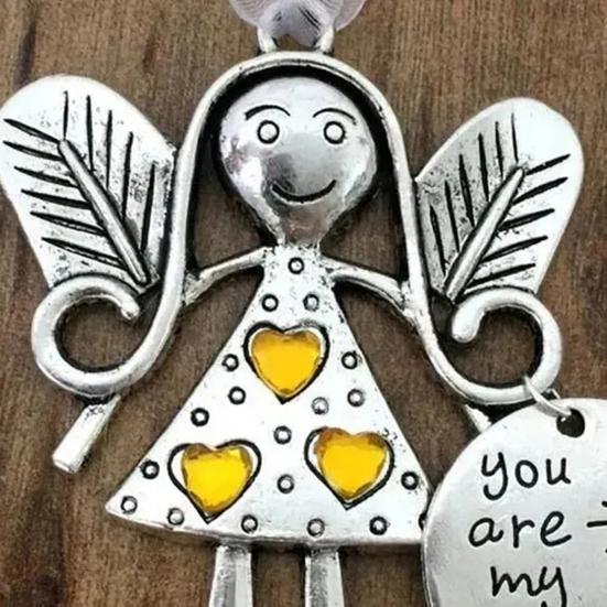 Christmas Tree Alloy Hanging Decoration Girl Love Heart Snowman Reindeer Shape Hanging Ornament Friends Family Neighbors Holiday Gift