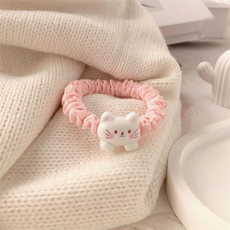 5 unidades por bolsa de coleteros elásticos para mujer y niña, banda de goma para el pelo, accesorios para el cabello