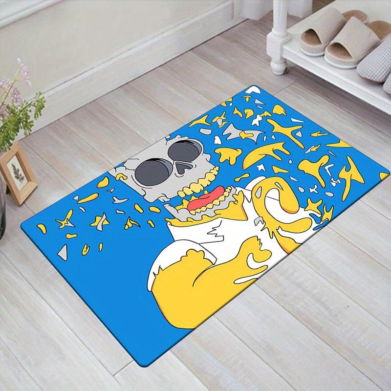 The Simpsons Area Rug - Soft & Durable For Living Room , Bedroom , And Outdoor Use - Hand Washable Polyester Floor Mat 60cm by 90cm