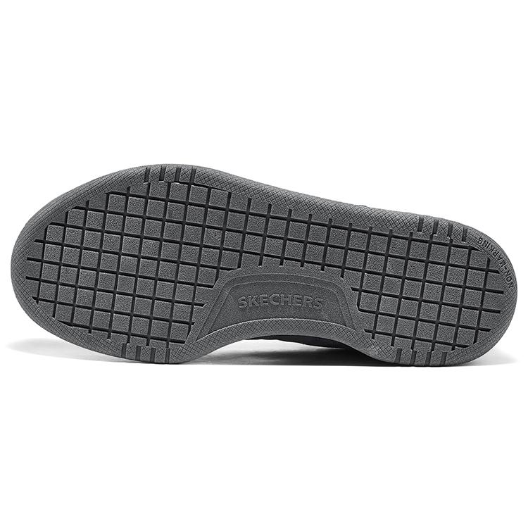 Skechers Kids Trendy Comfortable Versatile Casual Outdoor Sports Non-Slip Durable Low-Top Kids Skate Shoes Kids Sneaker Black Blue 418024L-BKGY