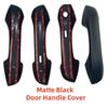 YOYO Matte black Retrofit Car Accessories Door Handle Cover Trim Paste Style For Volkswagen Golf 8 MK8 GTI    2024