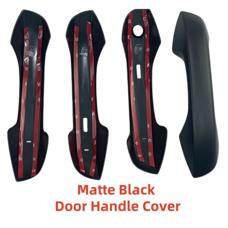 YOYO Matte black Retrofit Car Accessories Door Handle Cover Trim Paste Style For Volkswagen Golf 8 MK8 GTI    2024