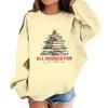 Children's Fashionable Casual Long-sleeved Loose Christmas Print Pullover Sweatshirt