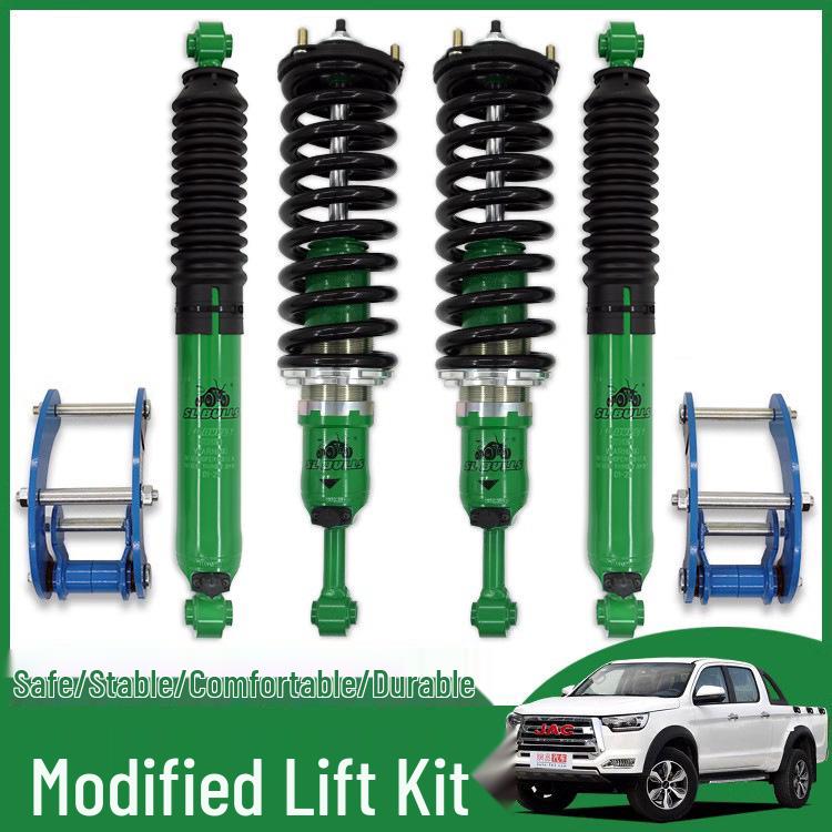 Adjustable Shock Absorber Lift Kit for Shuailing T6/T7/T8/T8pro Hantu Pickup Trucks - 2-Inch Off-Road Modification