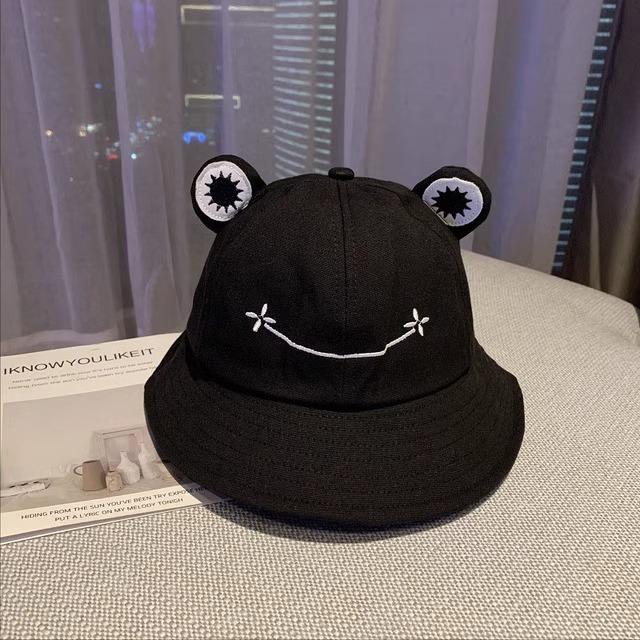 

Летняя универсальная модная шляпа-панама, студенческий козырек, милая, мультяшная лягушка, шляпа рыбака, детская One Size