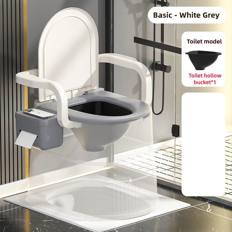 Donna Incinta Sedile WC Orinatoio Portatile Domestico Anziani Disabili Assistenza Sedia WC con Seduta