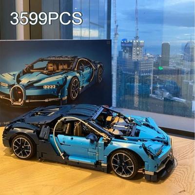 3599 Teile Super Rennwagen High-Tech Buga 1:8 Modellbausteine 42083 Steine Kinderspielzeug Kinder Erwachsene Weihnachtsgeburtstagsgeschenke