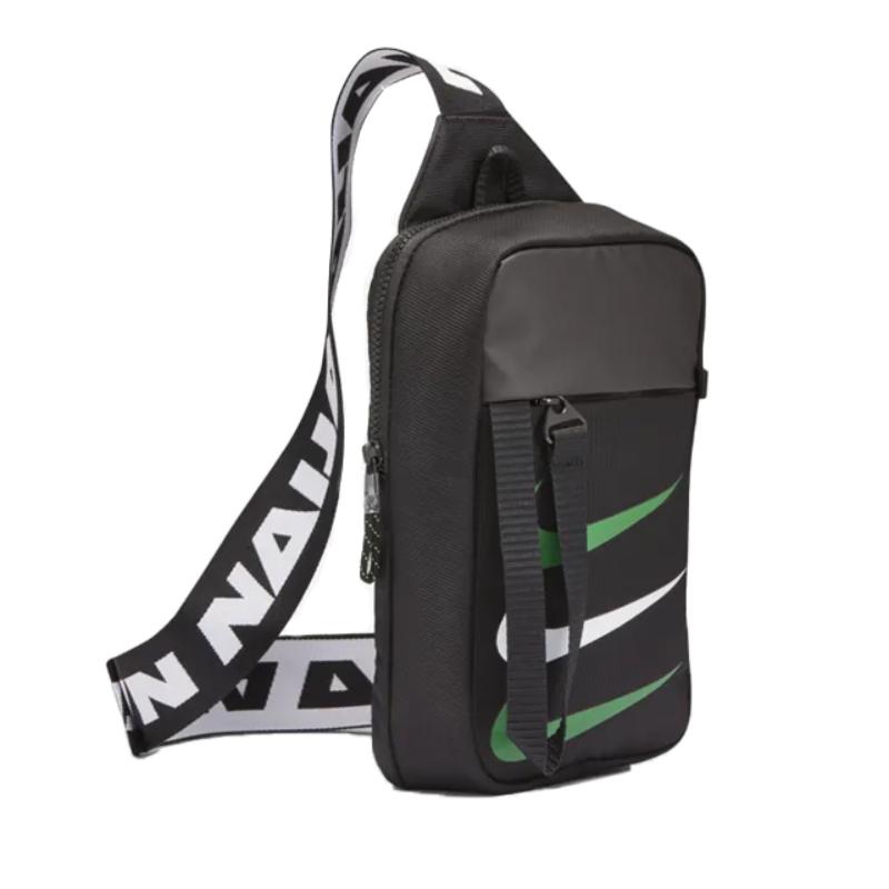 Nike Cotton Shoulder Bag, Crossbody Bag Regular Unisex Black Casual DA1433-010