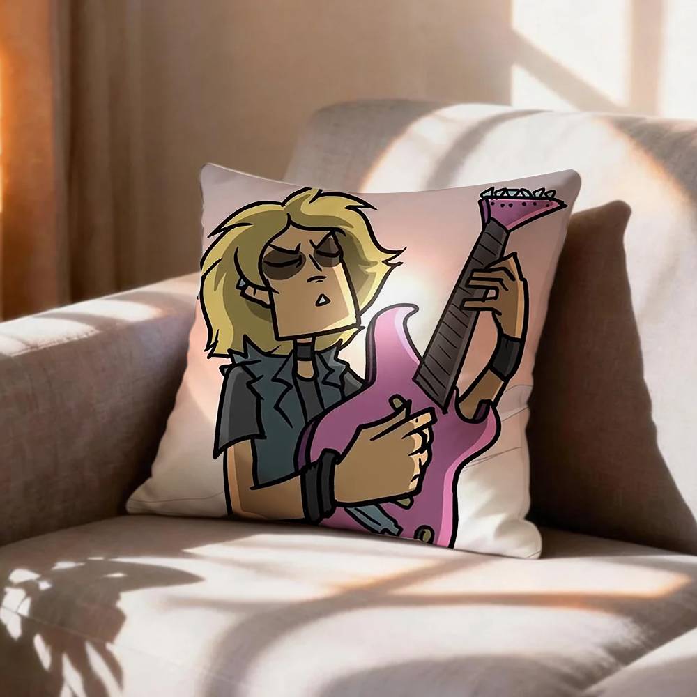 COOL MMetal Family DDee  Pillow Case Pattern Printed Pillowcase For Living Room Sofa Cushion Cover