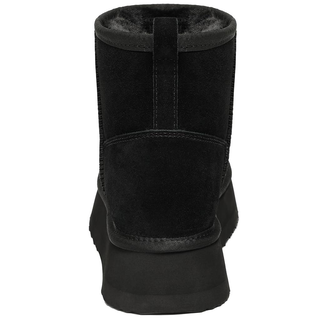 Fashion Shevalues Warm Fur Snow Boots Outdoor Classic Fluffy Wool Mini Boots Genuine Suede Women Snow Boots Non-slip Fuzzy Cotton Boots