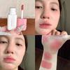 Matte Velvet Liquid Lipstick Natural Long-Lasting Low Saturation Rose Pink Lip Mud Portable Finish Smooth Peach Lip Gloss Makeup