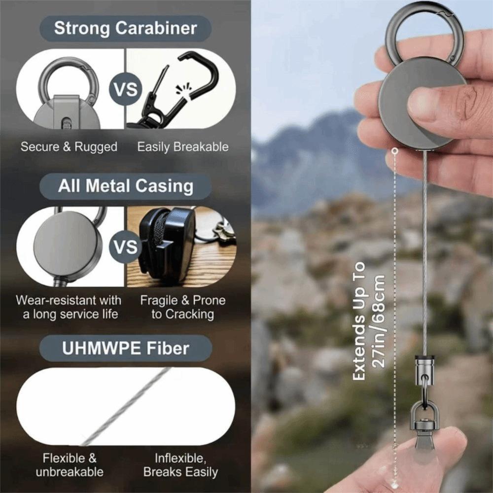 Anti-Drop Phone Holder Lanyard Anti-Theft Retractable Keychain Anti-Theft Lanyard Cycling