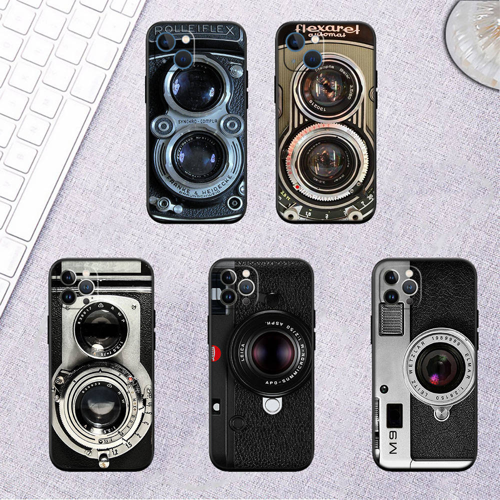 💰Vintage Camera Case for iPhone 8 11 12 13 14 Moto G9 G10 G60 Samsung