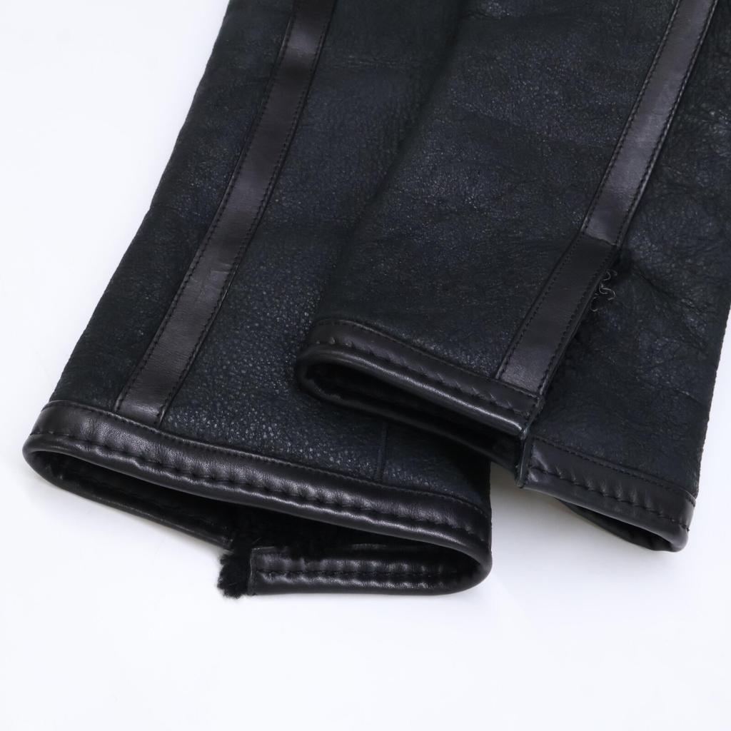 Neil Barrett [Good condition/domestic genuine] Sheepskin Mouton coat XS blackUsed