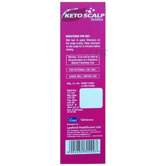 Ketoscalp Shampoo from Leeford for Antifungal Infections 100ml