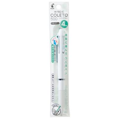 Japanese Pilot Coleto 4-Color Multi-Function Pen White