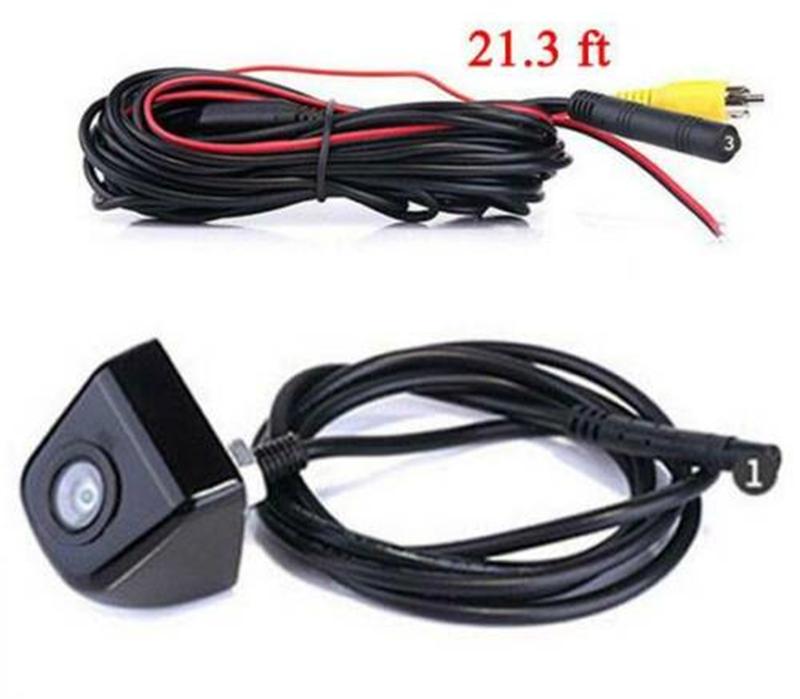 

HD 180 Degree Car Reversing Camera Rear Front View Parking Backup Video Camera Waterproof Wide Angle Night Vision Parking Camera чёрный