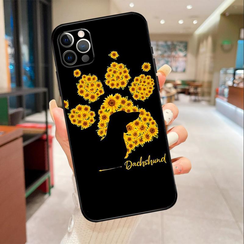 Dachshund Dog Animal Phone Case For iPhone 17 Air 16 15 13 11 12 14 Pro Max mini 15 16 Plus 16e Protective Cover
