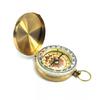 G50 Pure Copper Flip-Top Luminous Compass: Outdoor Multi-Functional Metal Compass in Pocket Watch Style