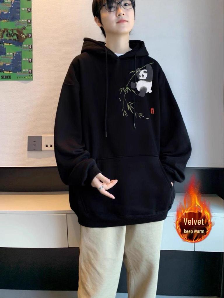 Unisex Trendy Hooded Sweatshirt - Autumn Winter Warm Casual Top